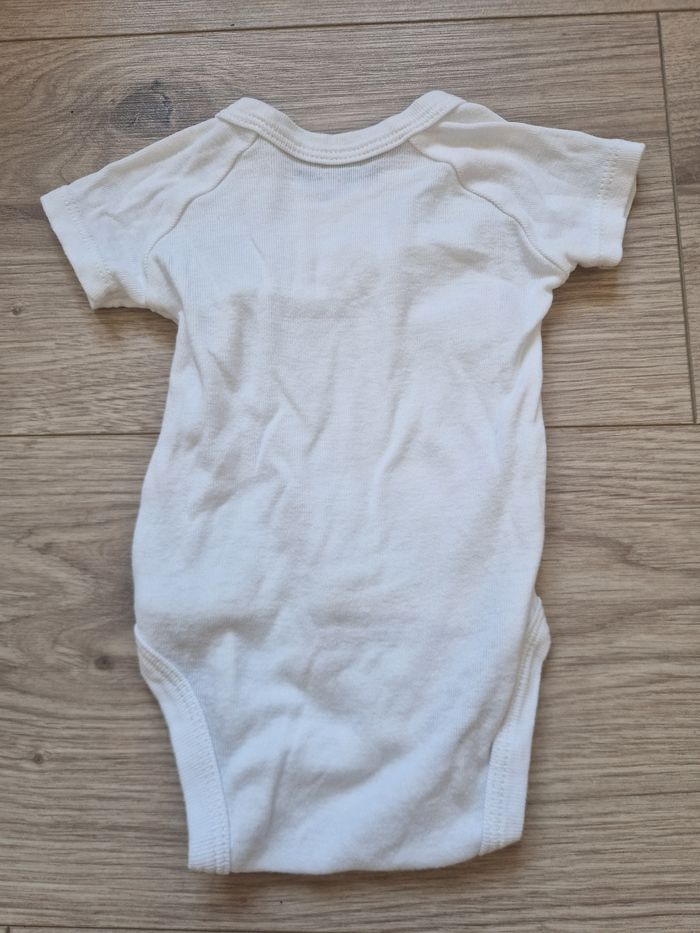 Lot de 3 bodies bébé Gemo manches courtes 3 mois - photo numéro 4