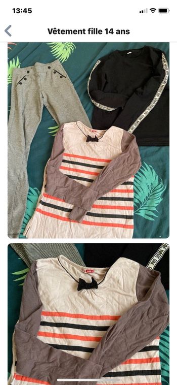 Vêtements fille 14 ans