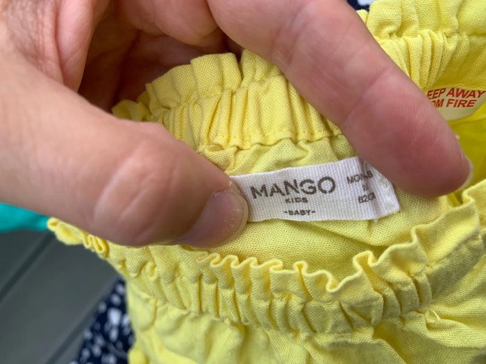 Lot de 3 caches couches bloomer tbe 3 mois obaibi mango - photo numéro 3