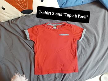 T-shirt 3 ans Tape à l'oeil