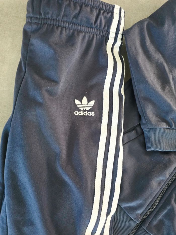 Ensemble jogging Adidas bleu - photo numéro 4