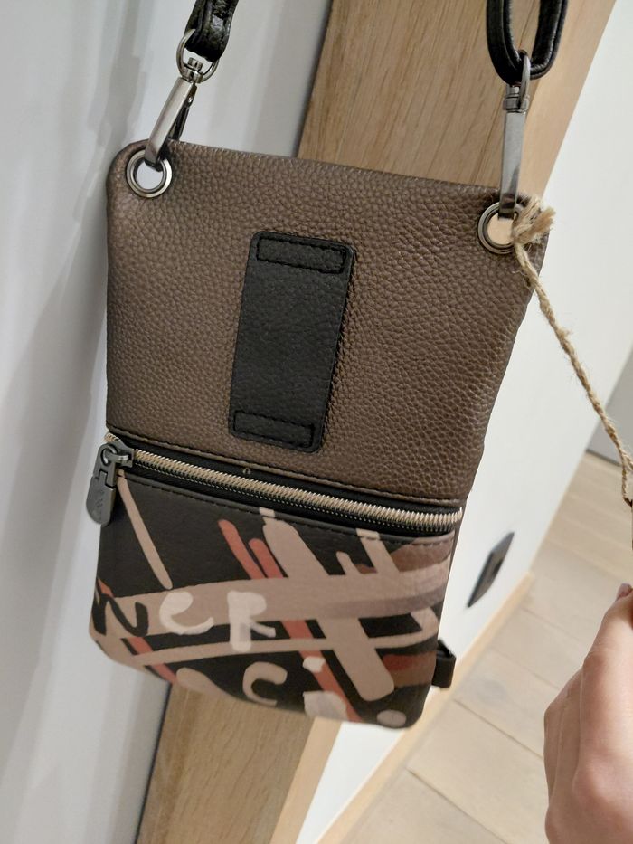 Sac en bandoulière - Anekke - Ton corail, brun , rose. - photo numéro 2