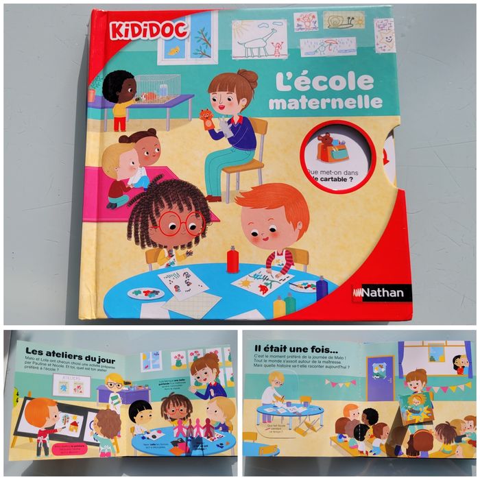 Livre animé Kididoc 🖍 L'école maternelle 🎨