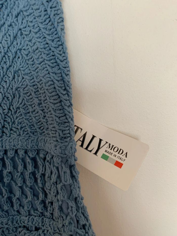 Robe crochet bleu 38 - photo numéro 4