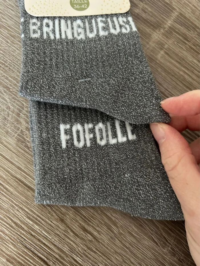 Chaussettes paillettes - 37/42 - photo numéro 2