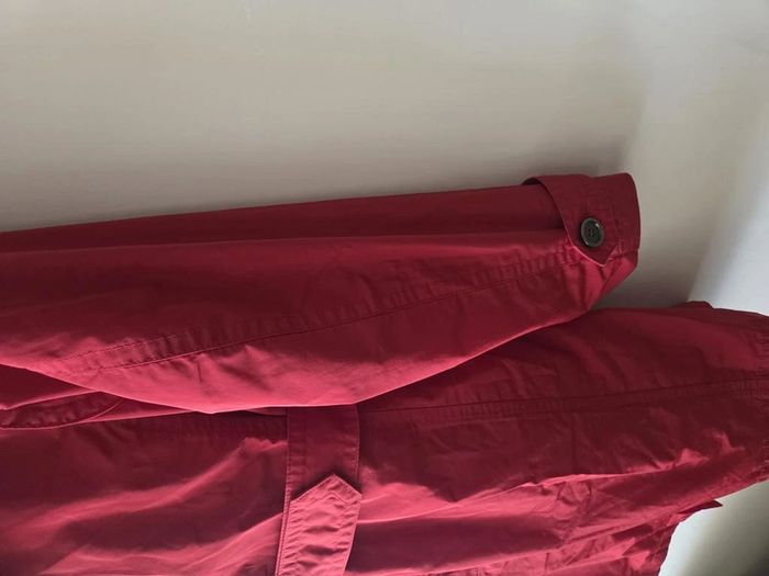 Trench Burberry rouge taille L - photo numéro 4