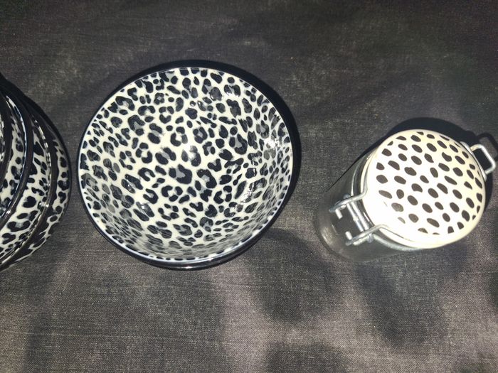 Lot 5 petits bols léopard - photo numéro 2