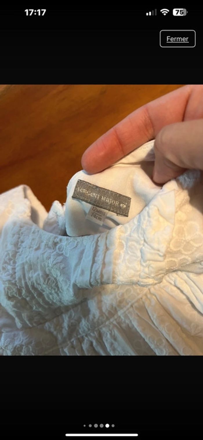 Robe de cérémonie sergent major 12 mois - photo numéro 6