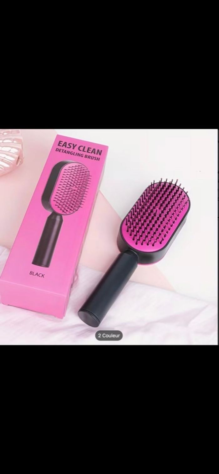 Brosses à cheveux démêlantes nettoyage facile - photo numéro 3
