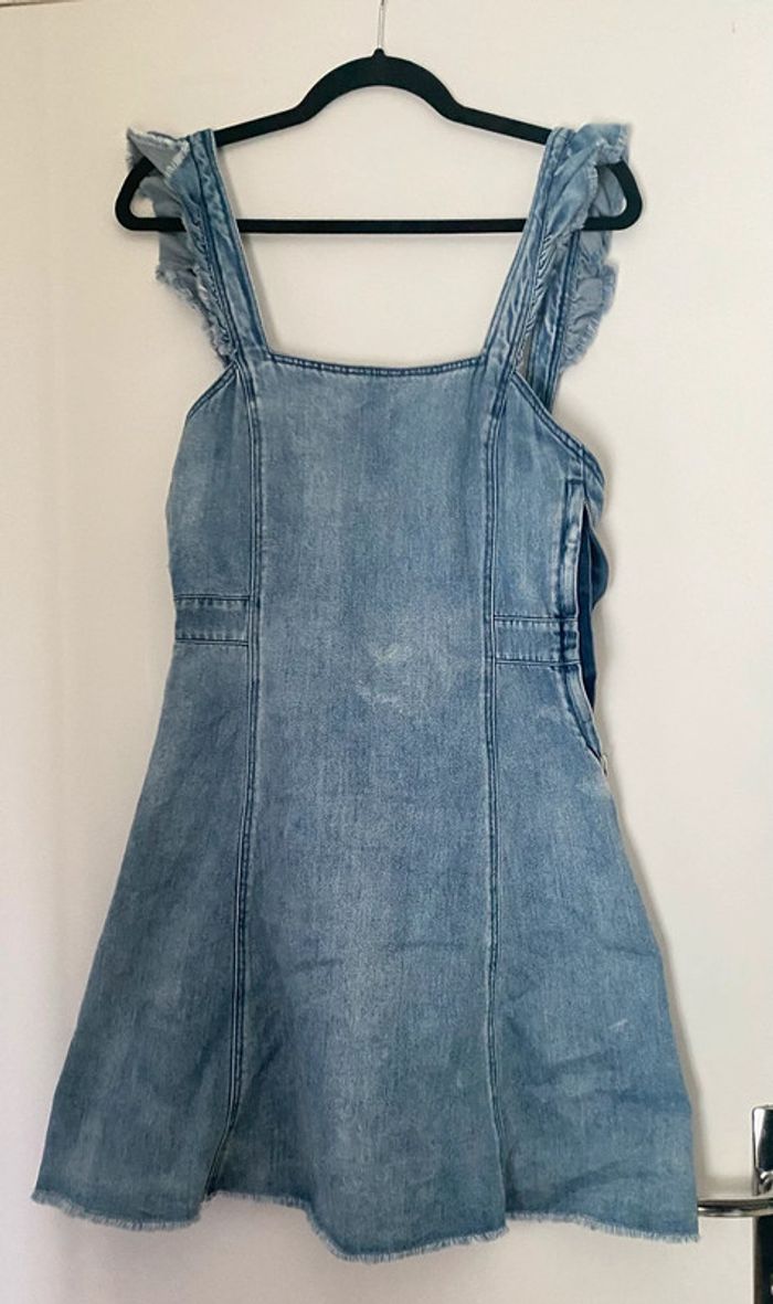Robe En Jean Délavé Taille 36 - photo numéro 2