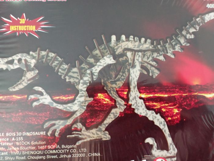 Deinonychus - Puzzle Bois 3D dinosaure - photo numéro 4