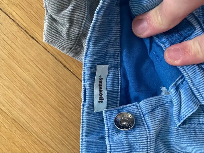 Lot de 2 pantalon façon velours - photo numéro 3