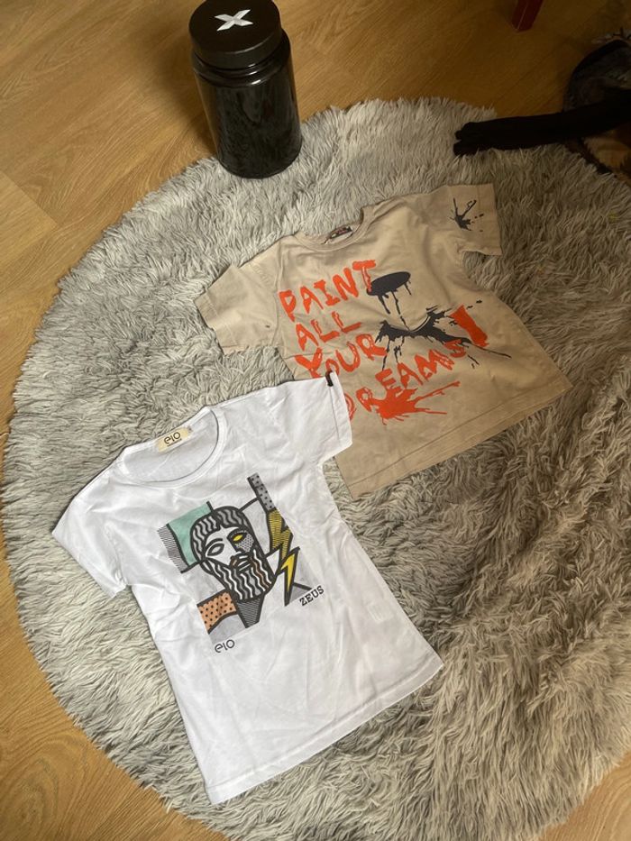 Lot de 2 t-shirt 8ans