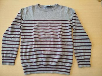 pull rayé garçon 8 ans