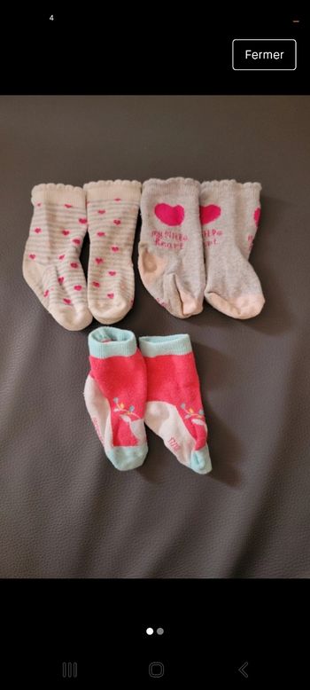Lot 3 paires de chaussettes