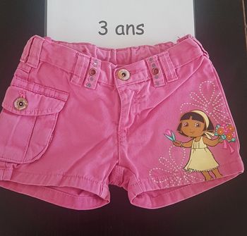 Short Dora 3 ans