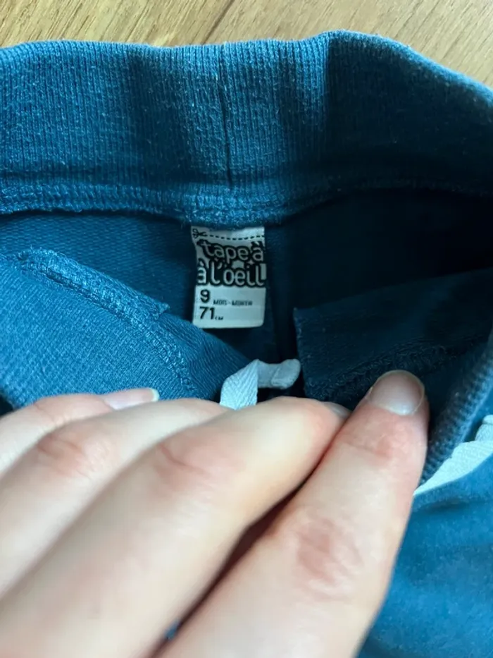Jogging bleu taille 9 mois TAO - photo numéro 3