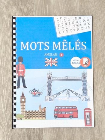 Mots Mêlés Anglais 1 niveau Facile