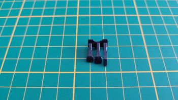 Pédalier pièce détachée miniature 1/18 Solido Citroën Xsara Wrc #C62