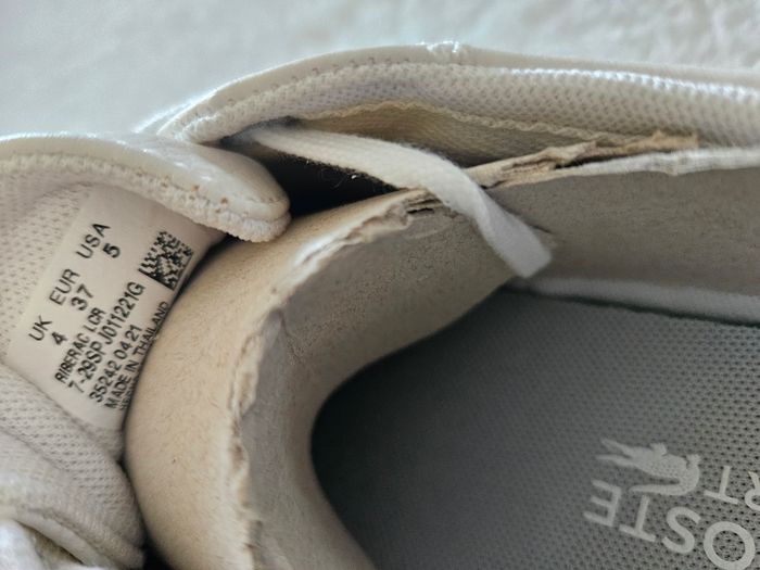 Baskets 37 lacoste - photo numéro 9