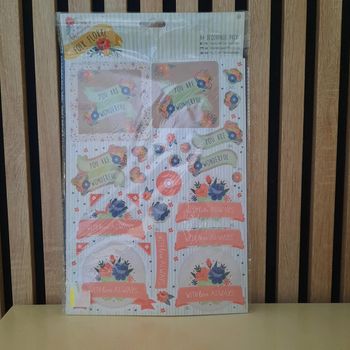 Pochette de 8 planches  cartes pour scrabooking loisirs créatifs