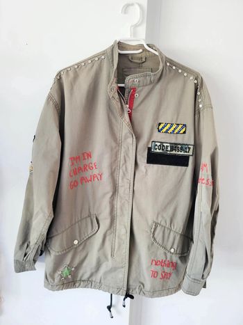 Veste Militaire Femme Bershka – Taille S – Très Bon État