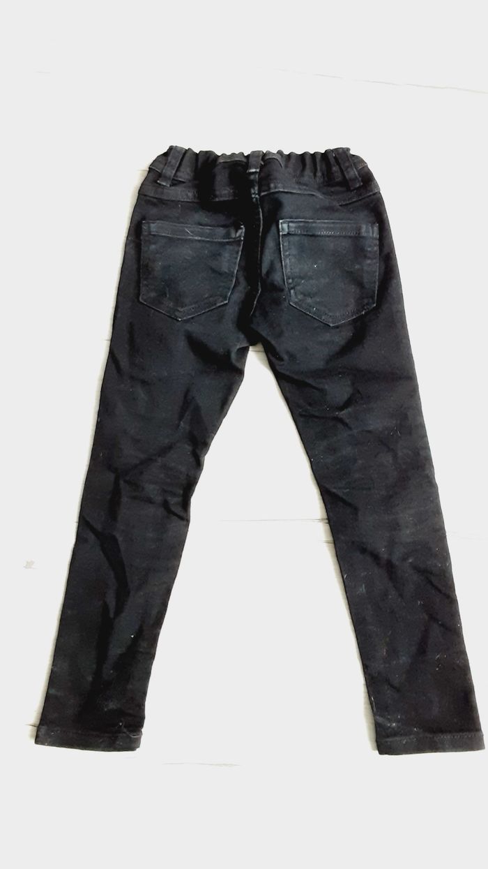 Vêtement garçon pantalon jean noir Kiabi 5 ans - photo numéro 3