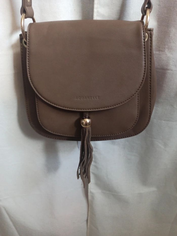 Petit sac bandoulière marron - photo numéro 2