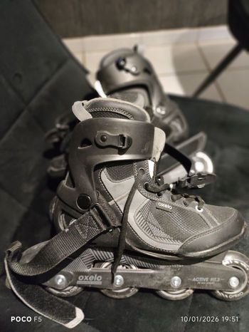 Rollers noir taille 39 oxelo mixte