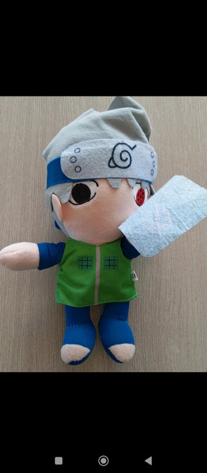 Peluche Kakashi avec ventouse - photo numéro 2