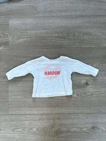 T-shirt manches longues 6 mois