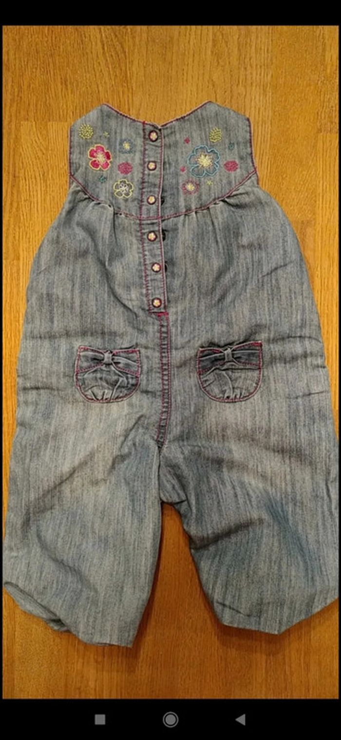 Salopette et veste en jean's 12 mois - photo numéro 6