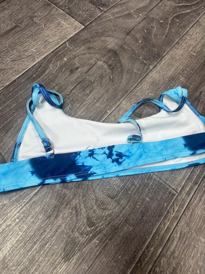 Maillot de bain femme taille L bleu ciel et marine - photo numéro 6