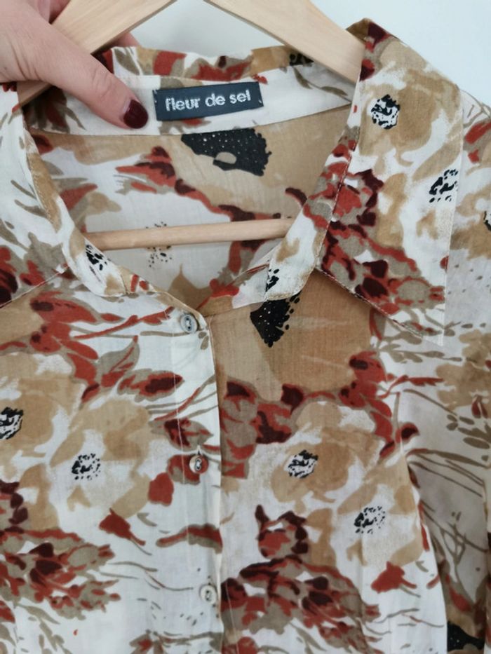 Chemise fleur de sel taille 42 - photo numéro 3