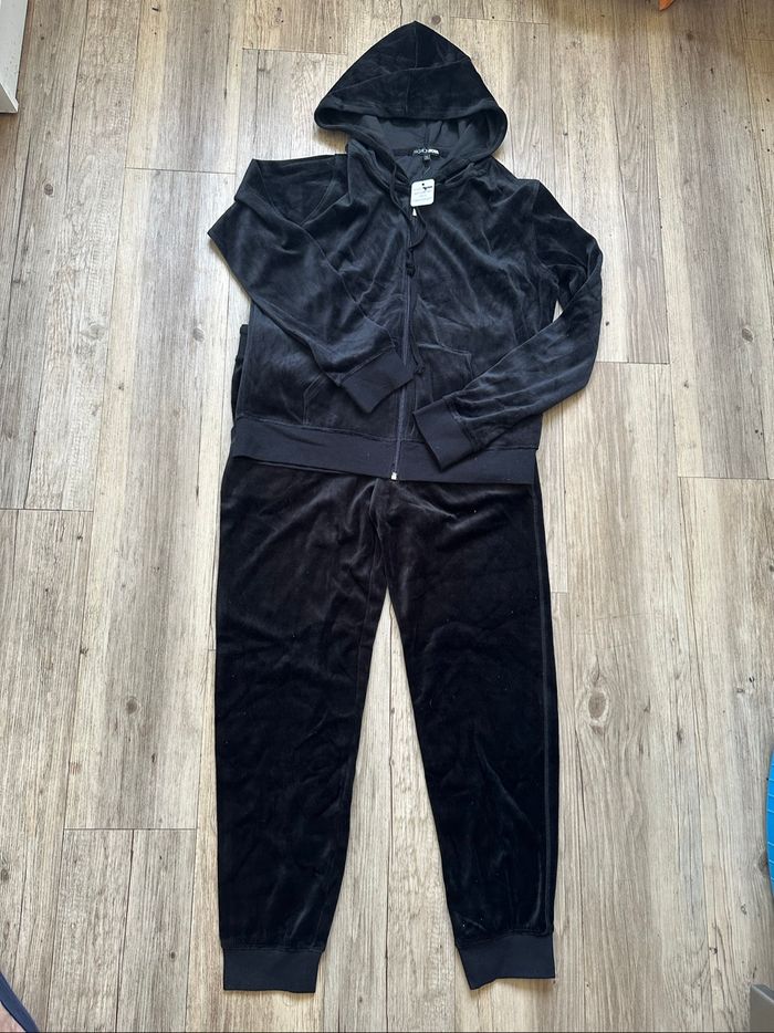 Ensemble veste jogging velours femme L neuf