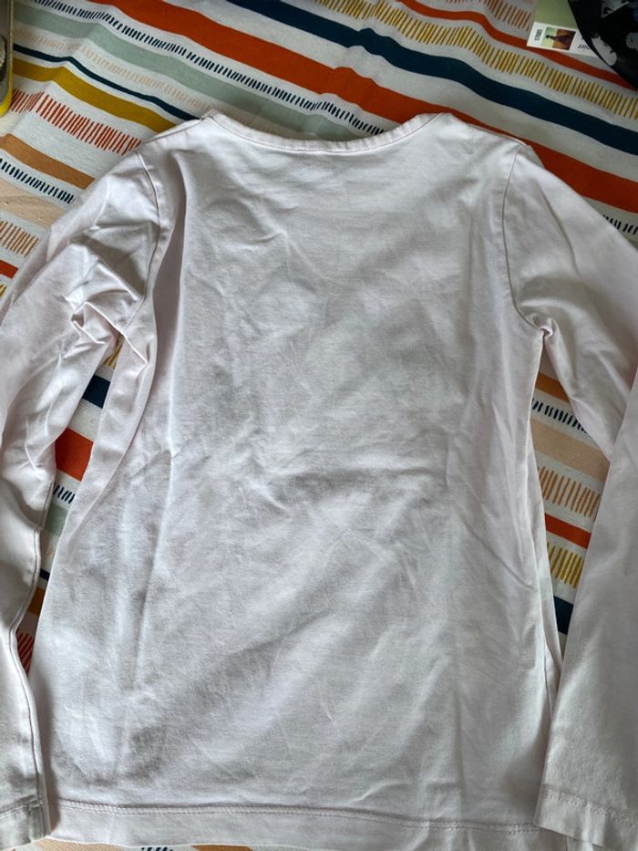 Tee shirt manches longues cyrillus 8 ans - photo numéro 2