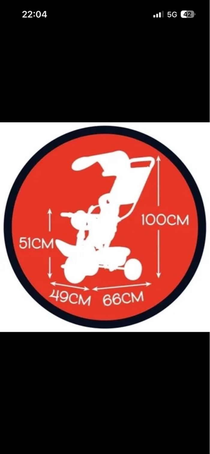 Smoby - Tricycle Mickey évolutif enfant - 3 roues - photo numéro 7