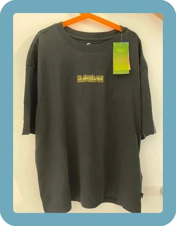 Beau t-shirt manches courtes noir garçon 14 ans QuickSilver