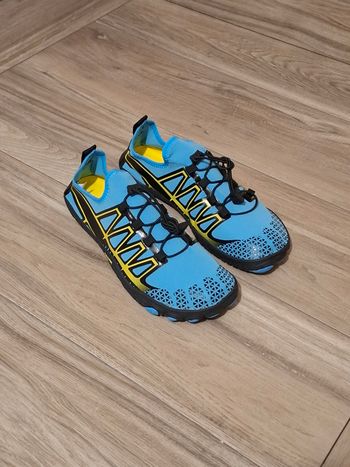 Chaussure homme finesse sport bleu ciel