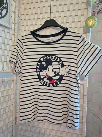 💕Jolie Tee-shirt Mickey Disney femme TM / 38 💕9