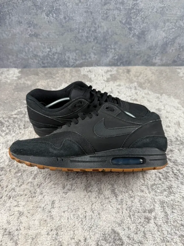 Nike Air Max 1 One Black Gum - Black & Brown Gum - photo numéro 7
