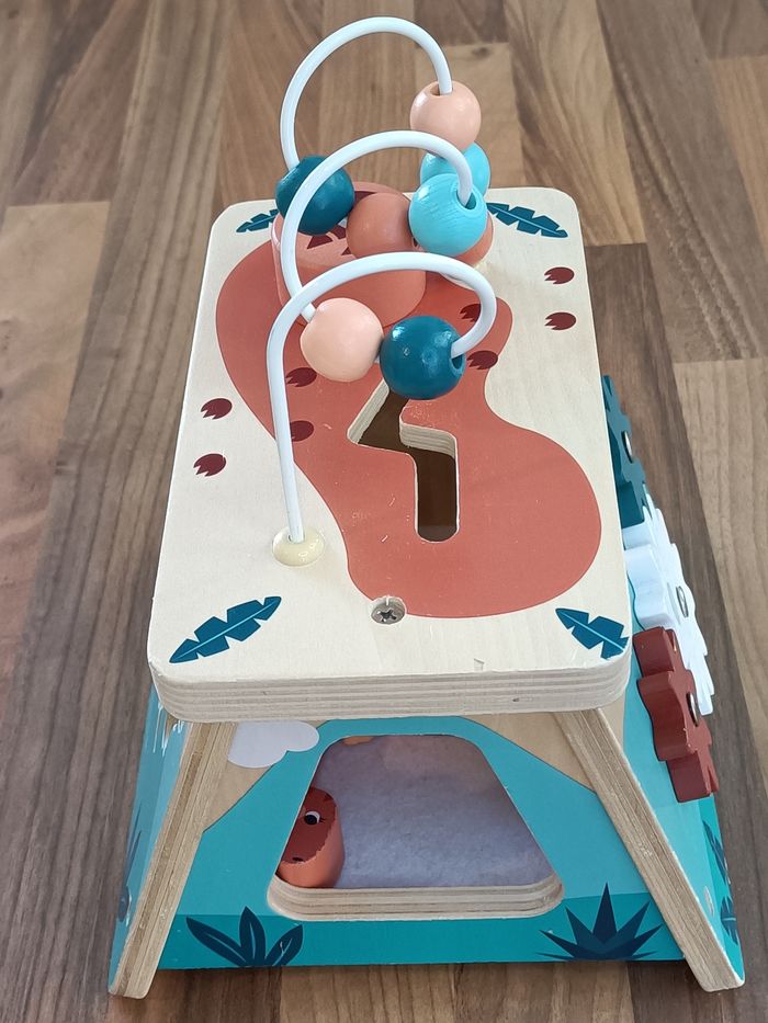Petite table d'activités jeux de formes dinosaures Janod - photo numéro 5