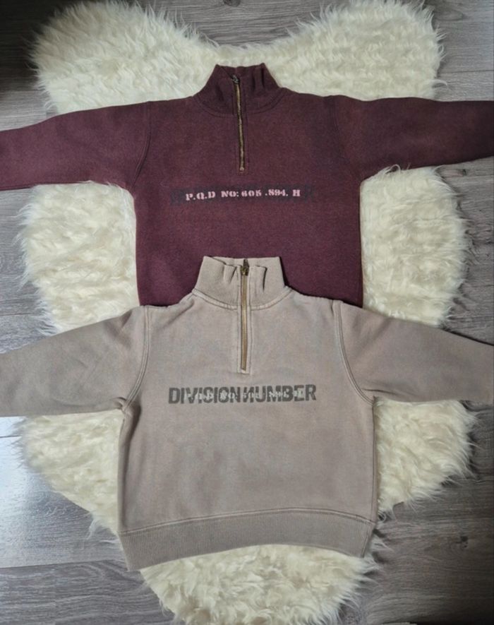 Lot de 2 sweats garçon T. 4 ans