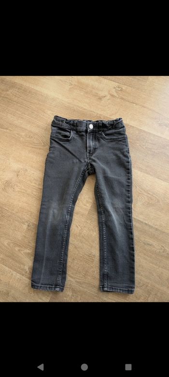 Jean slim noir délavé H&M