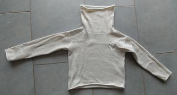 Pull col roulé large