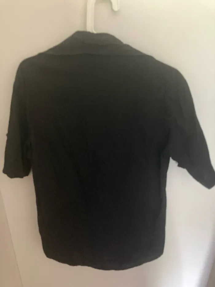 Chemise noir manche courte - photo numéro 4
