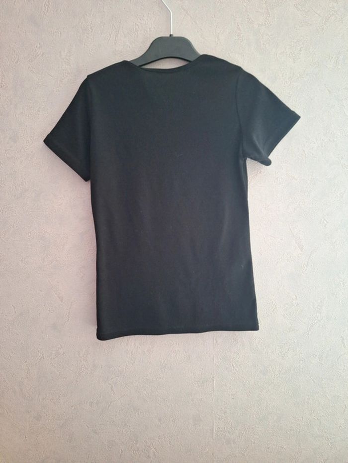 Tee shirt uni noir - photo numéro 2