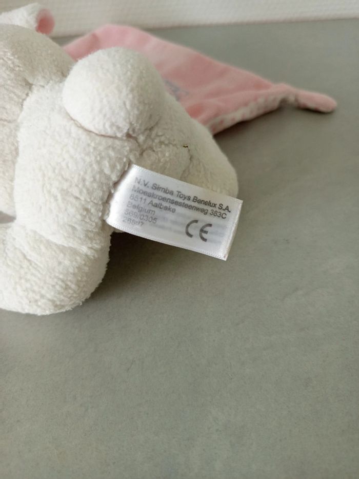 Doudou pour bébé, lapin w - photo numéro 4