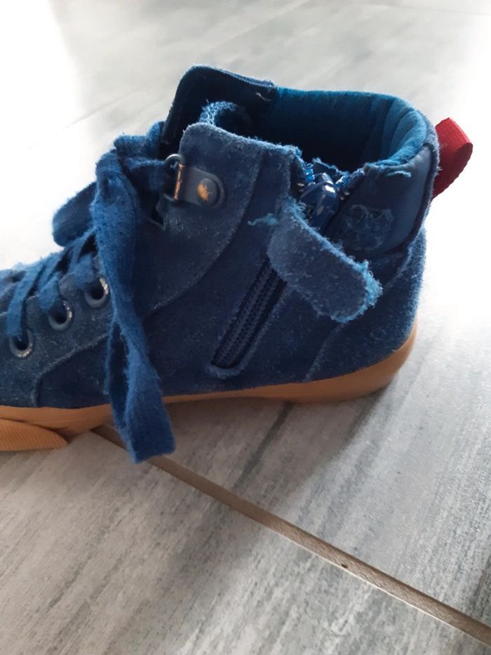 Baskets montante daim garçon 31 Okaidi - photo numéro 2