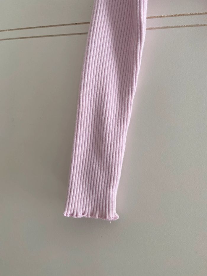 Magnifique gilet court rose brodé papillons bershka - photo numéro 4